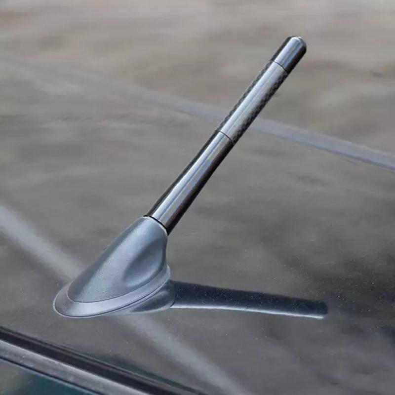 4-Kleur Aluminium 4.7-Inch Schroef-In Korte Auto Dak Verbeterde Signaal Carbon Fiber Universele Antenne