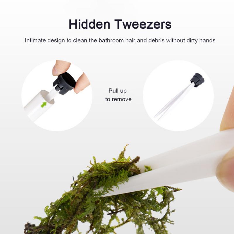 Siliconen Wc Borstel Met Zachte Haren, Badkamer Toiletpot Borstel En Houder Set, Gemaakt Van Duurzaam Thermoplastisch Rubber