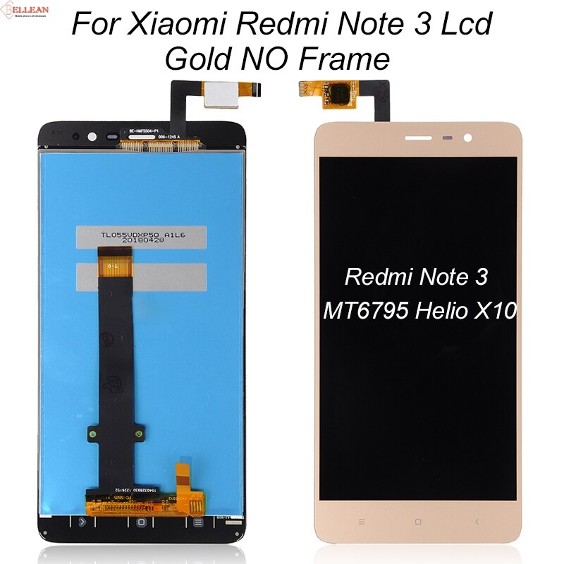 HH 1 Uds AAA 150mm para Redmi nota 3 Lcd con la pantalla táctil de la Asamblea 152mm nota 3 PRO SE pantalla para Xiaomi Redmi Note 3 Pro Lcd: 150mm Gold No Frame