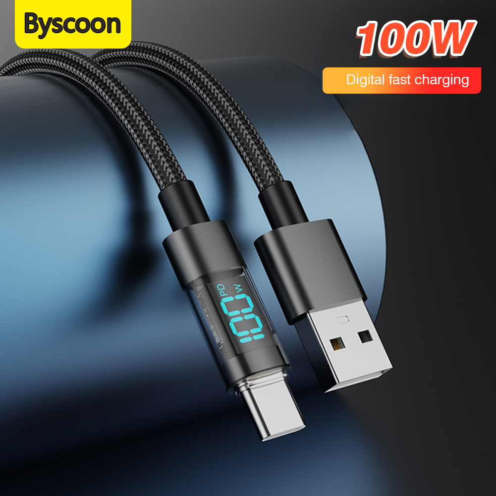 100W Type C naar Type C Kabel Lightning PD Snel Opladen Oplader USB C naar USB Display Kabel Voor Xiaomi POCO Realme Macbook iPad