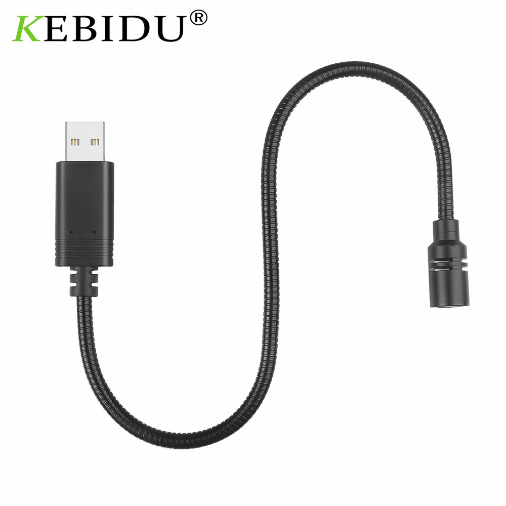 Kebidu Mini USB 2.0 Microphone Portable Adjustable MIC Anti-Noise Audio Adapter For Laptop/Notebook/PC For Windows 2000 XP 7