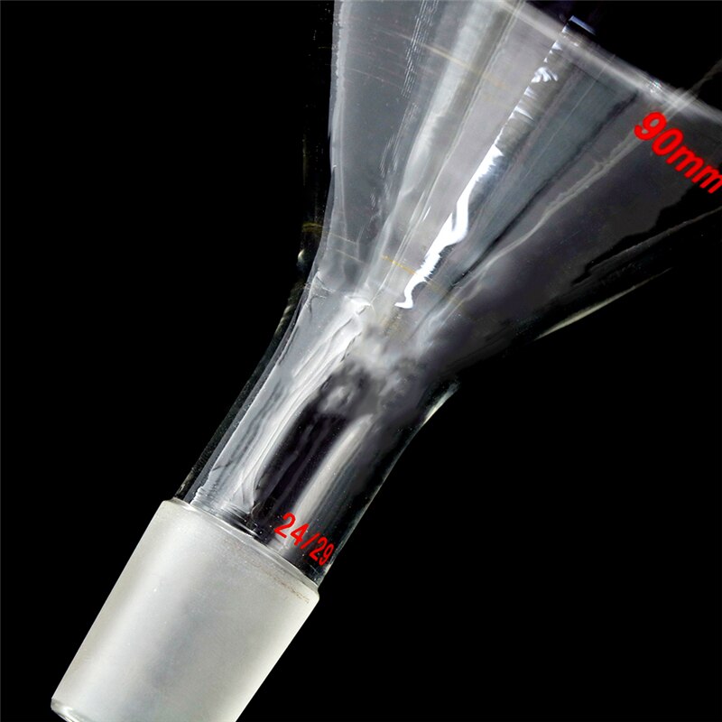 90mm,24/40,Glass Powder Funnel,100ml, Chemistry Laboratory Glassware ,Lab Glassware,Made From Borosilicate