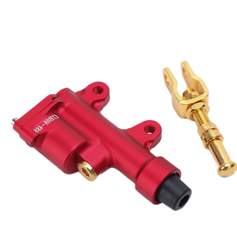 Universal Motorcycle Rear Foot Brake Master Cylinder Hydraulic Brake Pump for Motorcycle Sport Dirt Bike Pit Qua ATV