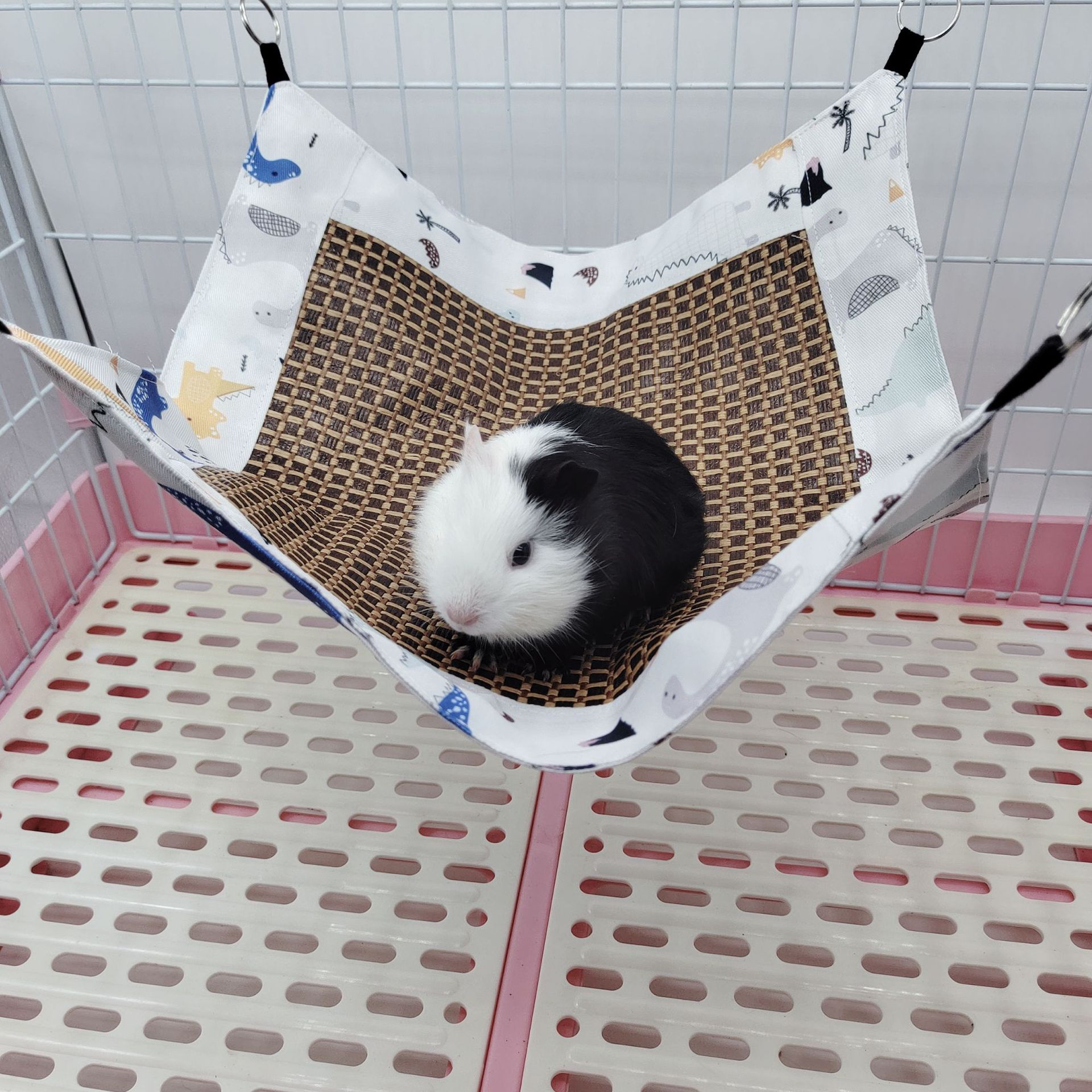 1 stk. sommerkølende hamsterhængekøje hængeseng hus til små dyr chinchillaer reder kæledyrsartikler marsvin tilbehør