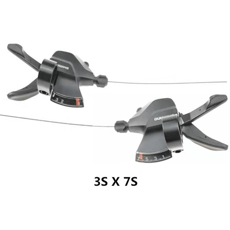 Gloednieuwe Shimano Altus SL-M315 2 S 3 S 7 S 8 S Shifter Trigger Set Rapidfire 14/16/21/24 S 2X8 3X8 Speed Shifters Update Van M310: Pair 3x7 Speed