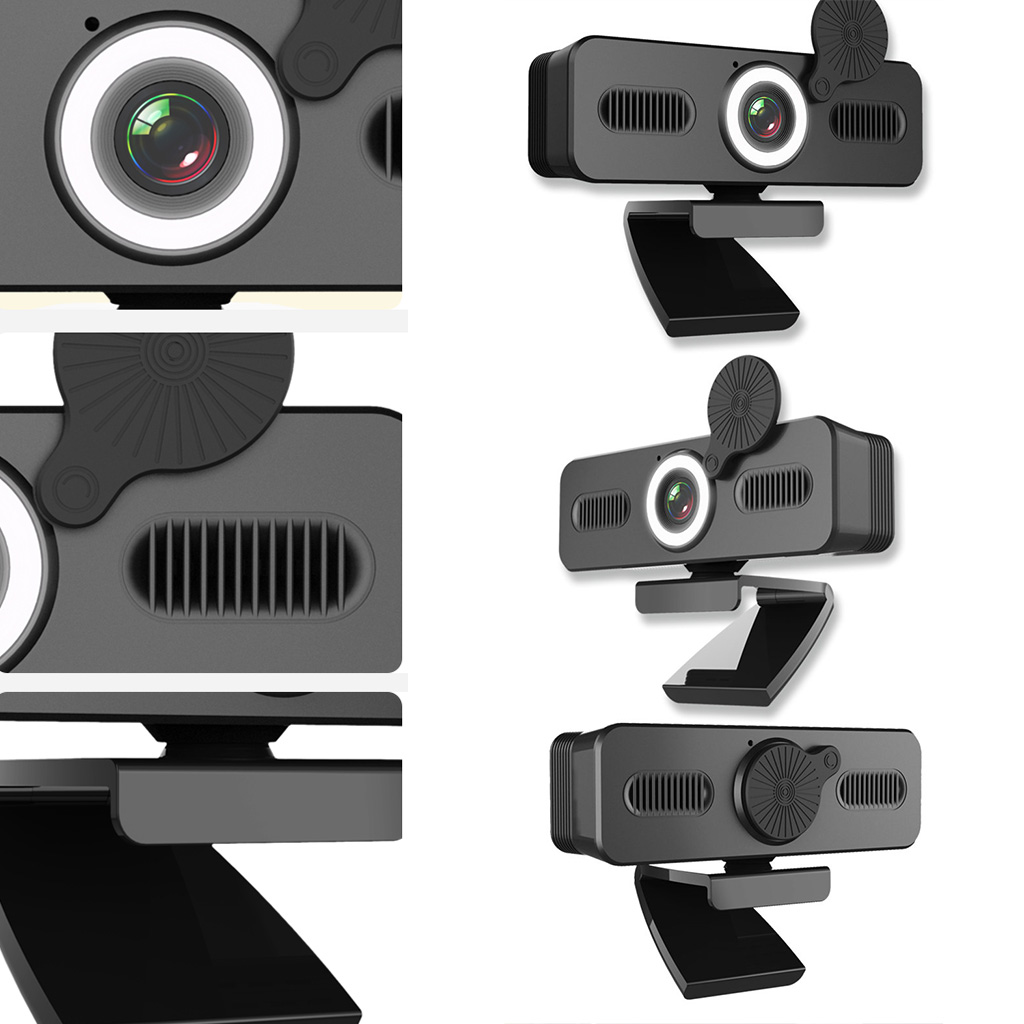 1080P/2K/4K Beauty Computer Camera USB Autofocus Lens Free Drive WebCam Built-in Microphone Webcam Privacy Cover Speaker