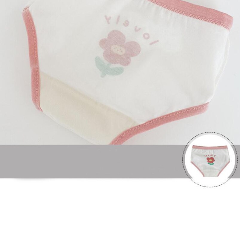 3 Stks/partij Kinderen Kids Ondergoed Vrouwelijke Cartoon Bear Gedrukt Baby Meisjes Ondergoed Boxer Briefs Slipje Meisjes Boxer