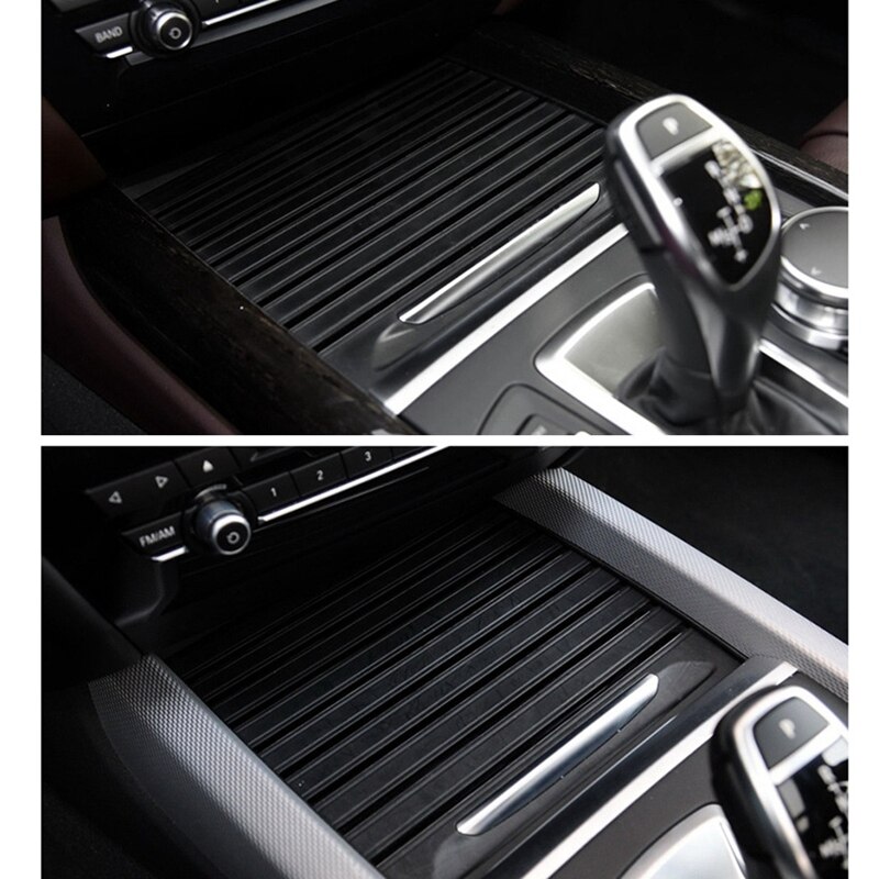 for BMW X5 F15 X6 F16 Car Center Console Shutters Cup Holder Slide Roller Blind Cover