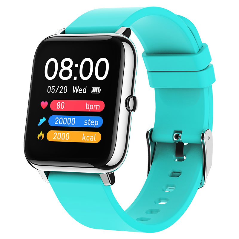 Square Digital Watch Women Sport Men Watches Electronic LED Female Ladies Wrist Watch For Women Men Clock Male Wristwatch Hours: silicone mint green