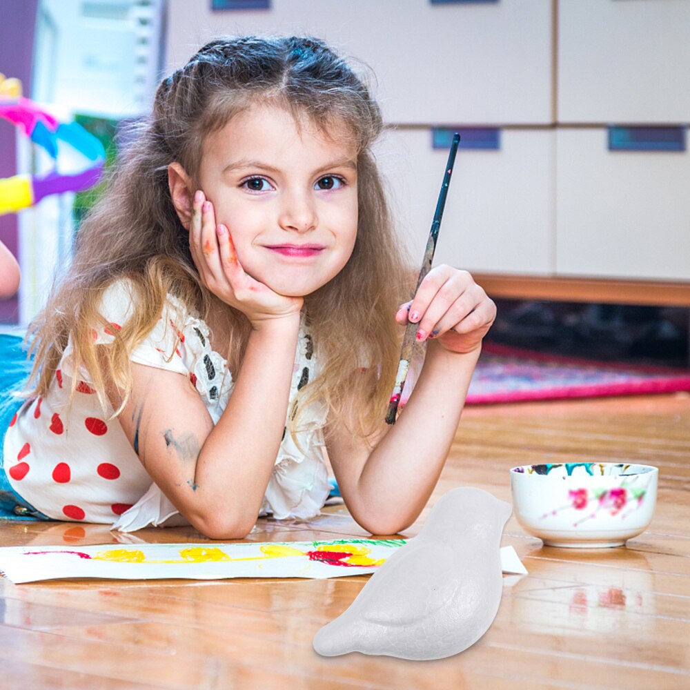 Sanwood 40Pcs/Set Round Foam Sponge Paint Brush Kids DIY Drawing Tools Painting Toy Diy Toys