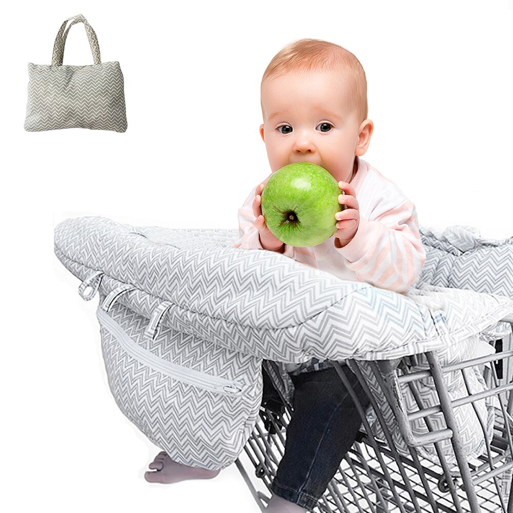 Opvouwbare Baby Winkelwagen Baby Seat Cover Bescherming Cover Trolley Zachte Pad Zuigeling Eetkamerstoel Zitkussen Met Veiligheidsgordel: Default Title