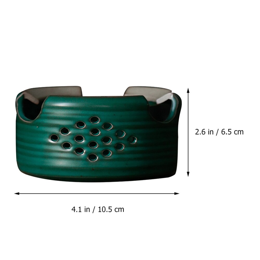 1Pc théière chauffe Chic Fine roman céramique artisanat chauffe-thé chauffe-thé