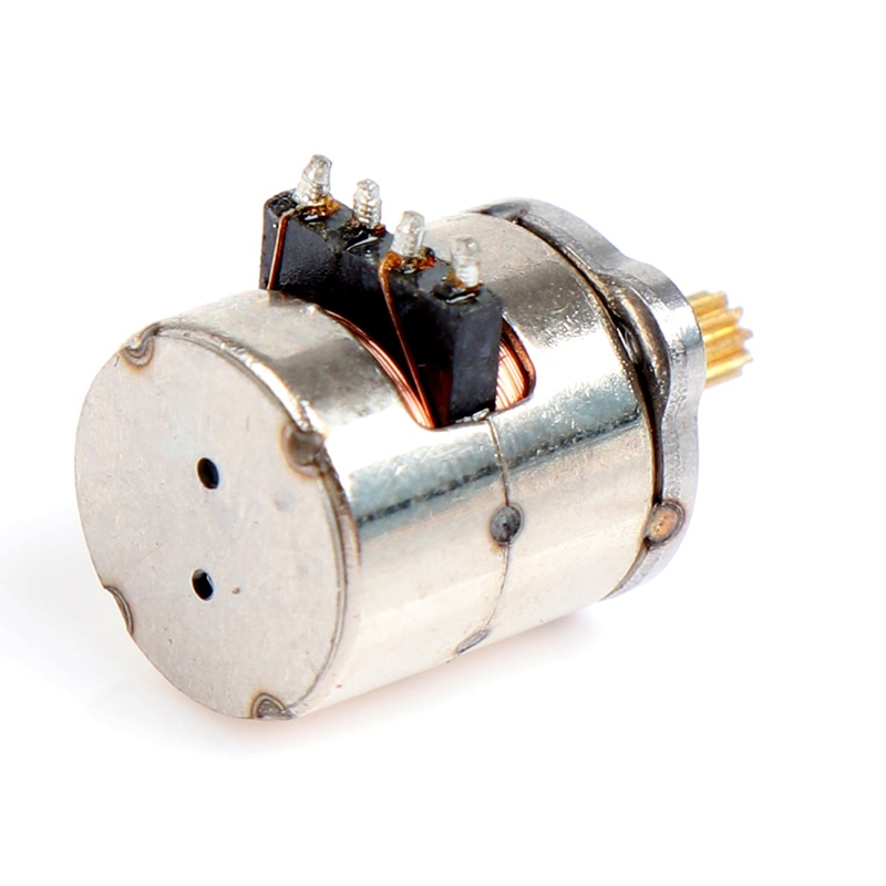Mini 2-Phase 4-draht Schrittmotor Miniatur Stepper Mit 9 Zähne Getriebe Kleine sehr klein Mikro Motor- Spielzeug Motor- DIY Kamera