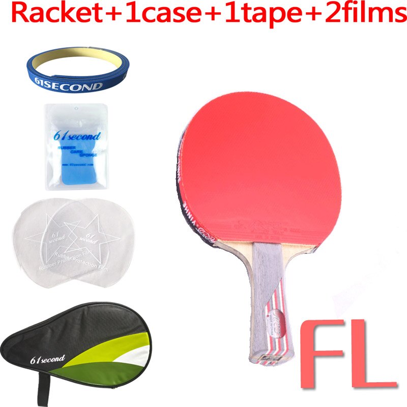 YINHE Galaxy 8 star 08B/D Table Tennis finished rackets table tennis rackets racquet sports carbon blade fast attack with loop: FL with HM case