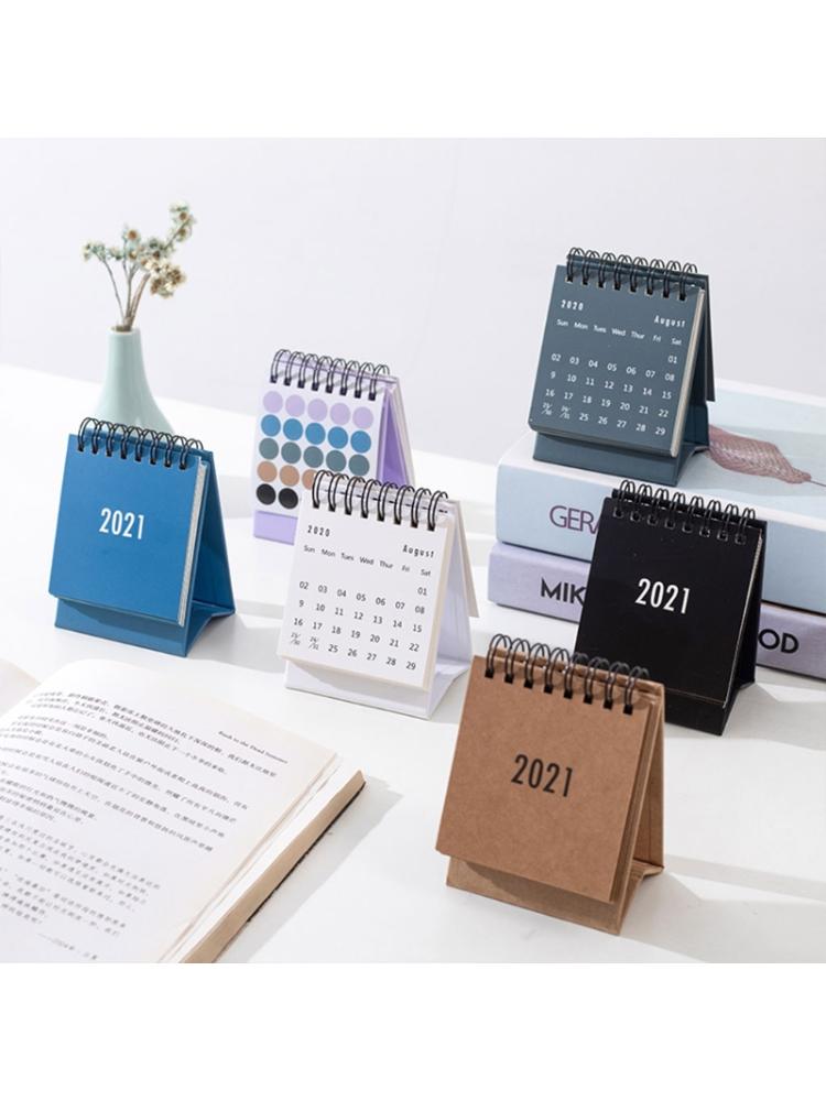 Mini Kalender Stehend Schreibtisch Spule Kalender Schreibtisch Aufstehen Kalender-Dezember