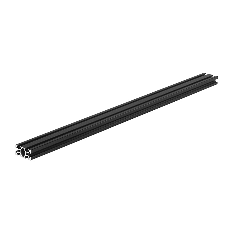 1pc 600mm Length Black Anodized 2040 T-Slot Aluminum Profiles Extrusion Frame For CNC