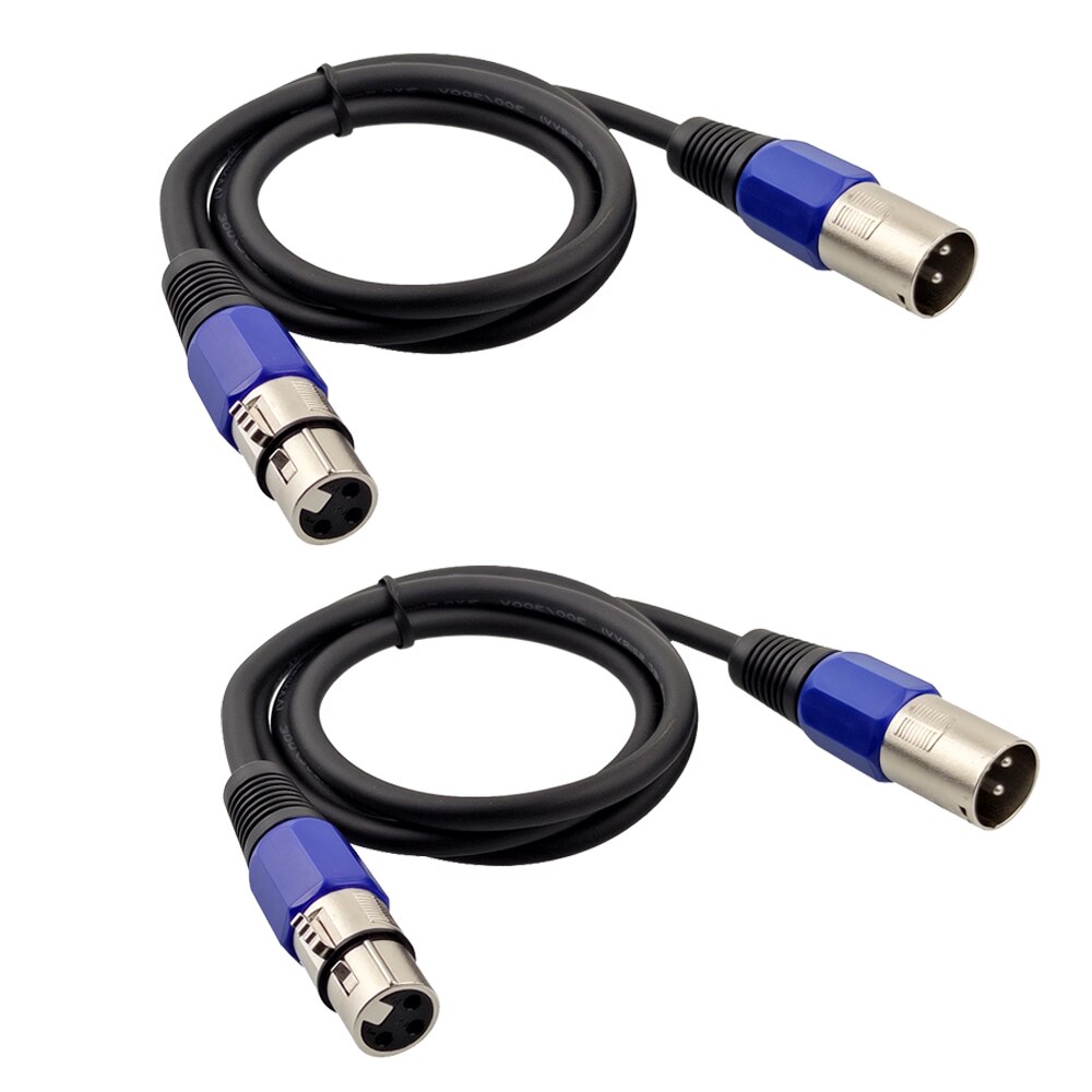 3-PIN DMX Signal Lines 1M 3-PIN XRL DMX Cable Stage Lighting Equipment: Default Title