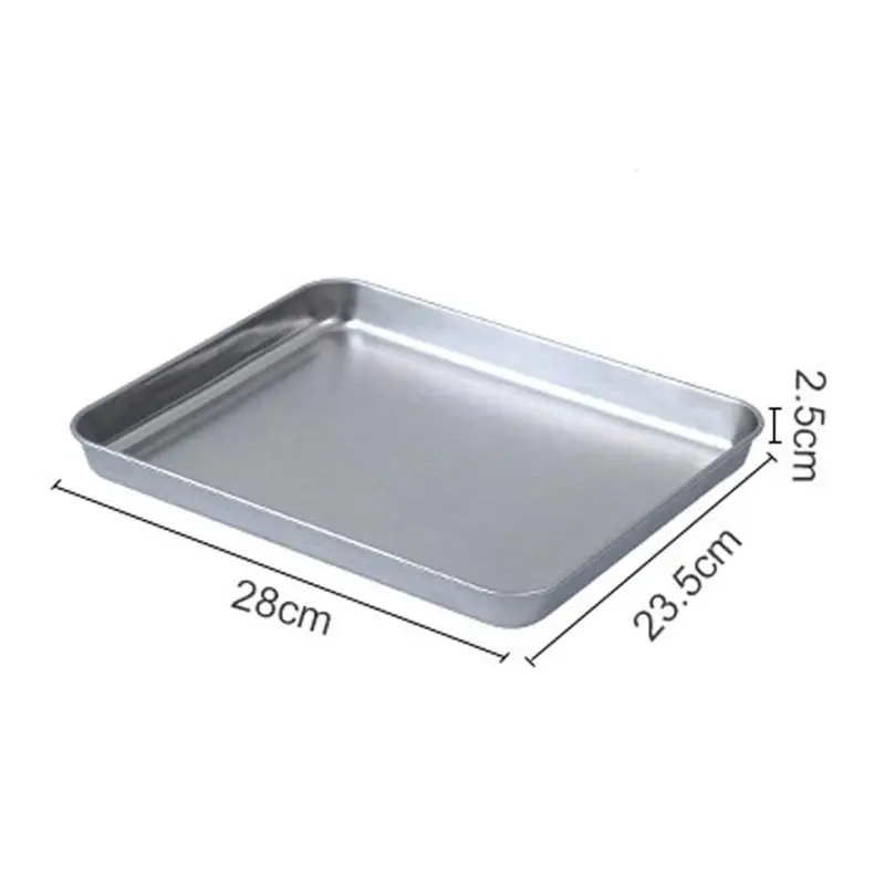 Edelstahl-Grilltablett, flaches Chassis, vielseitig einsetzbar, abnehmbares Kühlregal, Tablett-einstellen, antihaftbeschichtete Kuchen-Backform für sterben Küche: dunkel khaki
