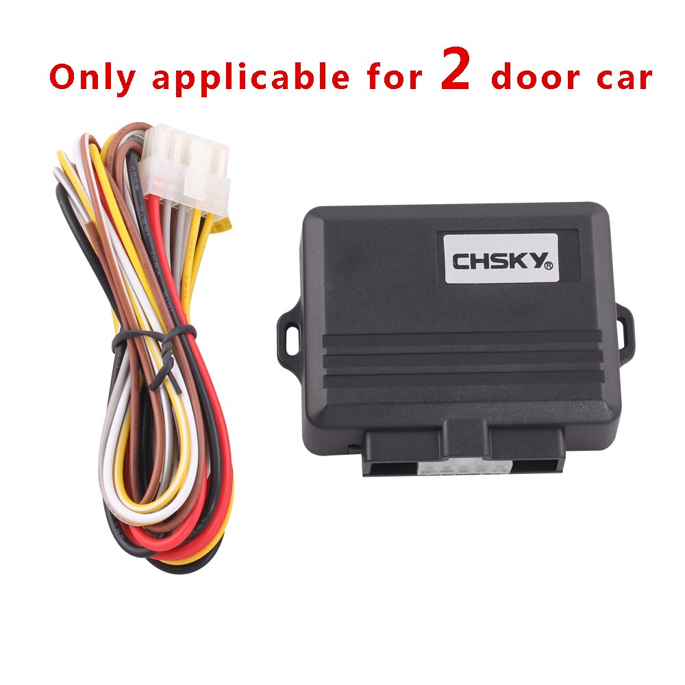 CHSKY Universal Auto Car Power Window Roll Up Closer For 2 Doors Close Windows Car Alarm Systems Security lifter Car Protector