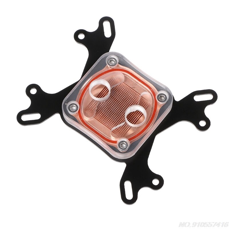 Computer CPU Water Cooler 50mm Transparent Cover Cooling Block for amd D24 20