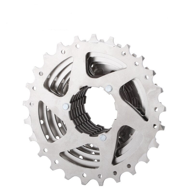 Road bike cassette 8 9 10 11speed 11T 25T 28T freewheel silver BMX cassette 8 9 10 11 speed