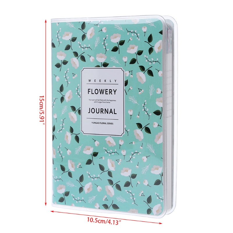 Bonito diario cuaderno planificador semanal Agenda calendario suministros escolares