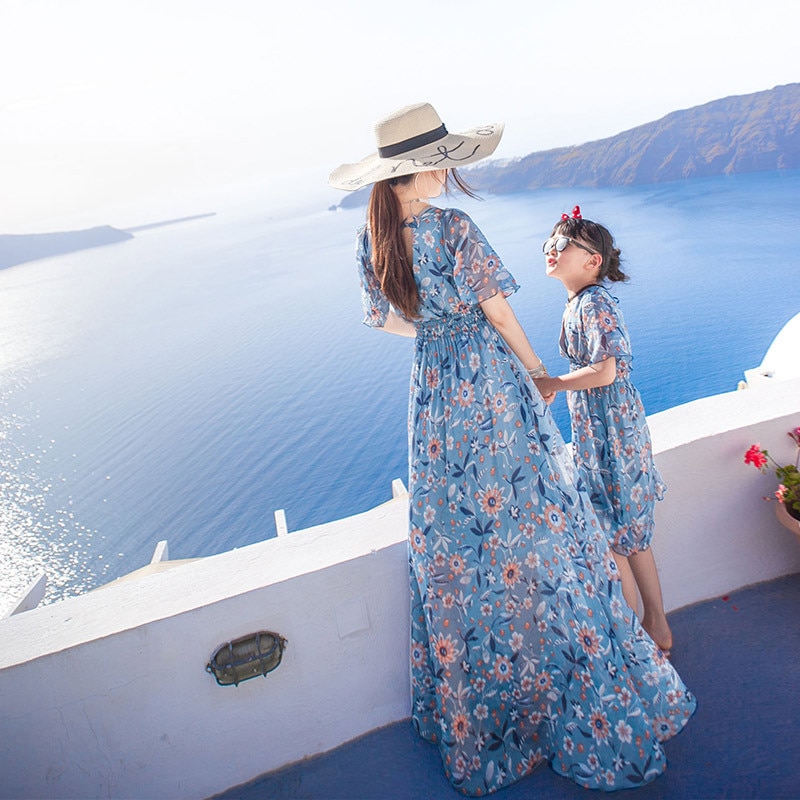 mom daughter Matching Outfit Mother Daughter dress... – Grandado