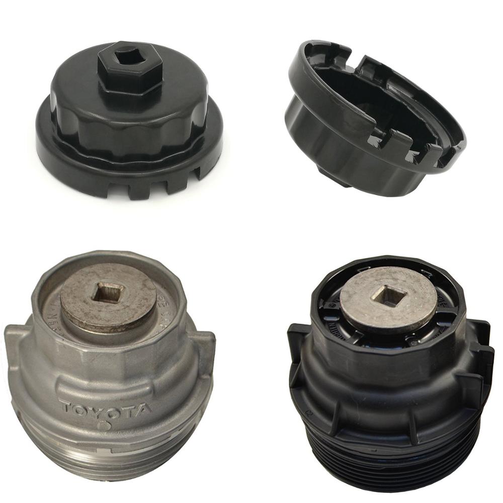 64mm Oil Filter Wrench Cap For Tundra Scion Camry RAV4 Sienna Lexus Toyota