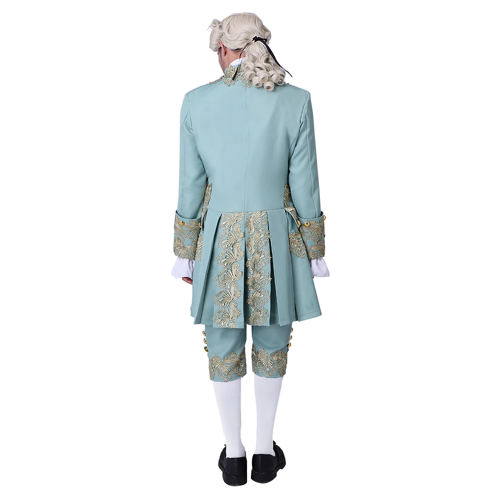 Viktorianisches Kostüm für Herren aus dem 18. Jahrhundert, Regency-Frack, Jacke, Marie-Antoinette-Kostüm, Anzug, Halloween, Partykleidung, Kostüm-Outfit