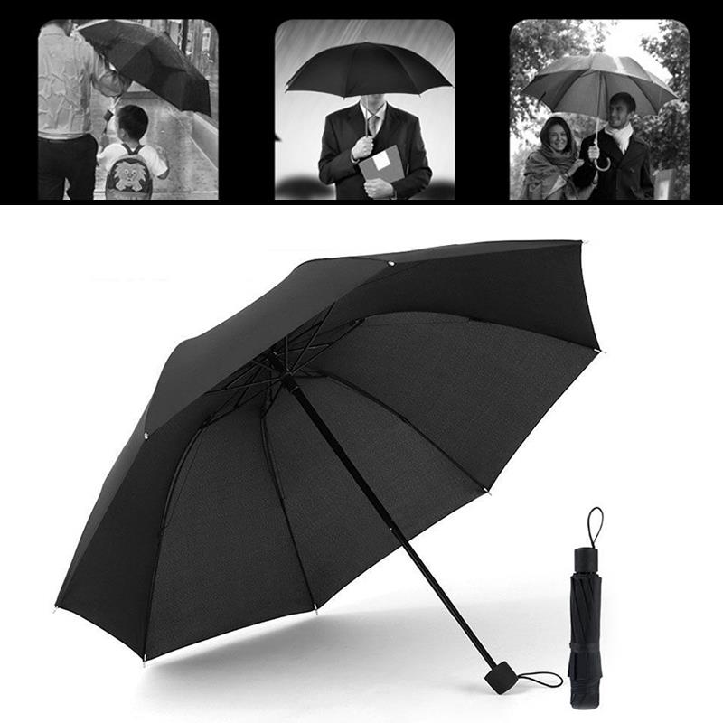 Drievoudige Paraplu 8 Botten Tuin Anti-Uv Paraplu Draagbare Paraplu Furl Stofdicht Zonnescherm Paraplu Regenachtige Dag Reizen Outdoor