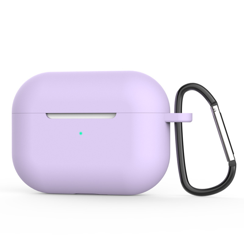 Soft Silicone Case for Apple Airpods Pro Wireless Headset Case for AirPods Pro Charging Box Solid Color Earphones Case: SKY BLUE