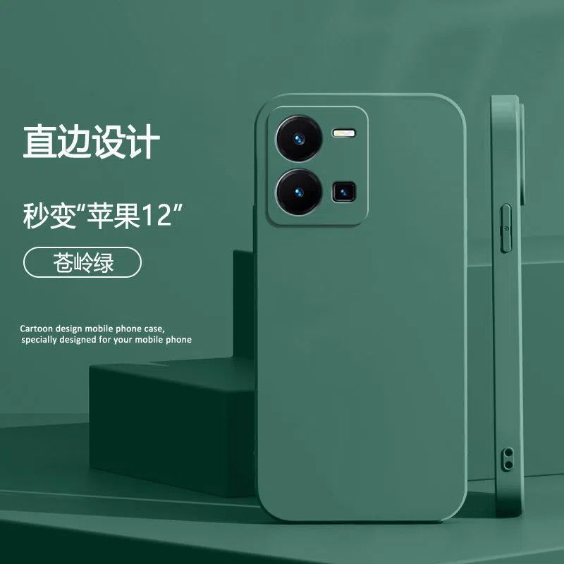 Voor Vivo Y35 Case Cover Voor Vivo Y 35 Y22 S V25 Vloeibare Zachte Siliconen Telefoon Case Funda VIVoY35 4G Shockproof Bumper