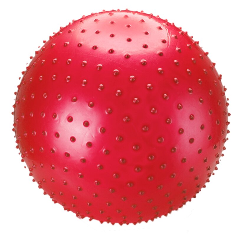 65cm Anti-burst Yoga Ball Balance Fitball Massage Training Workout Exercise Ball Thickened Stability Pilates Fitness Ball: Red