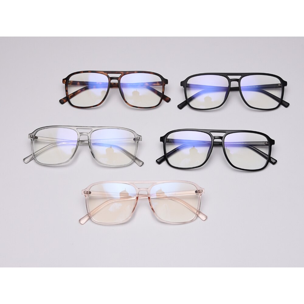 Peekaboo korean tr90 retro anti blue light glasses frame optical men ultralight myopia eyeglasses women's square