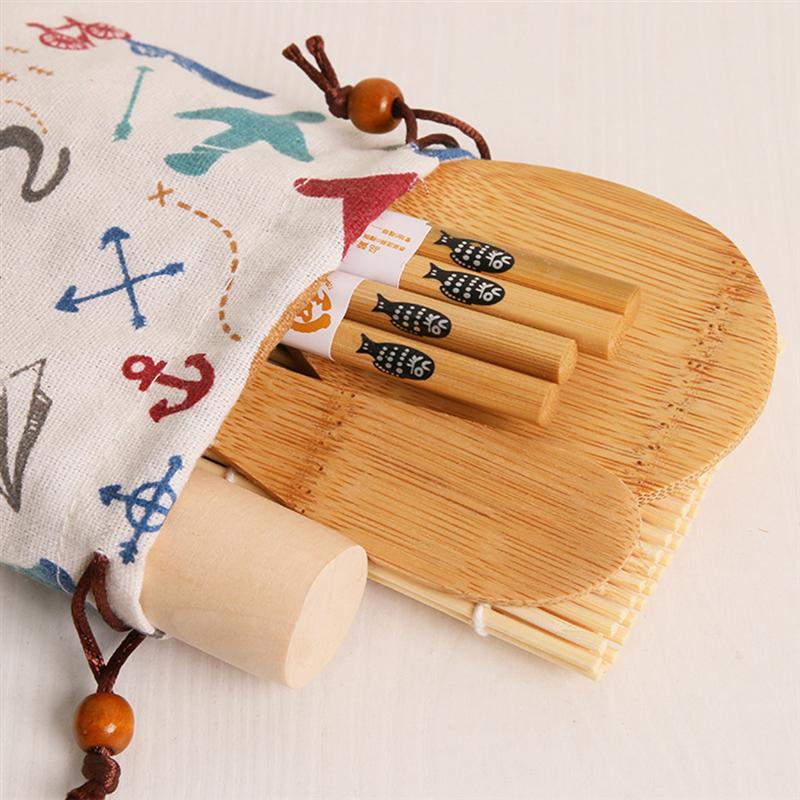1 set / 7 st bambu sushi gör kit diy sushi verktyg köksredskap sushi maker för hembutik