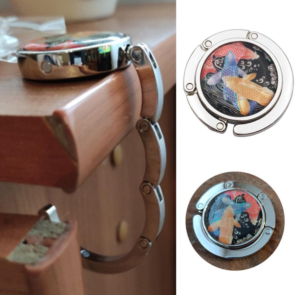 16 arten Schöne Metall Runde Handtasche Aufhänger Zink-legierung Handtasche Halter Runde Form für Hotel