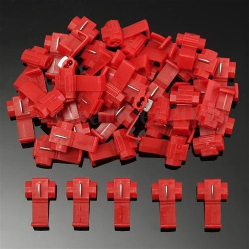 50pcs Ellenmar Scotch Lock Electrical Wire Cable Connectors Quick Splice Terminals Crimp Not Destructive Without Break Line