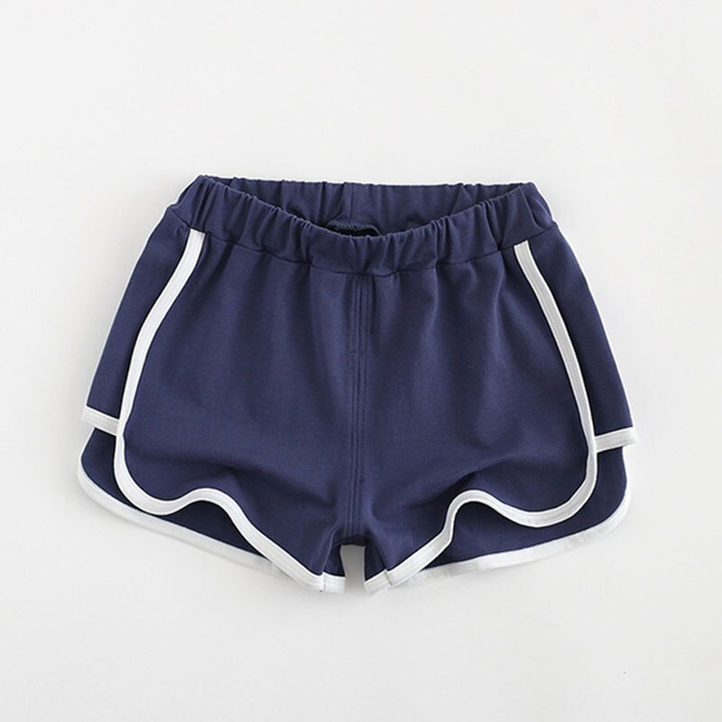Dei Ragazzi di estate Shorts Cotone Shorts Per Le Ragazze Sport Boardshort Dei Bambini Del Capretto Spiaggia Pantaloni Pantaloni Del Bambino: blue / 6