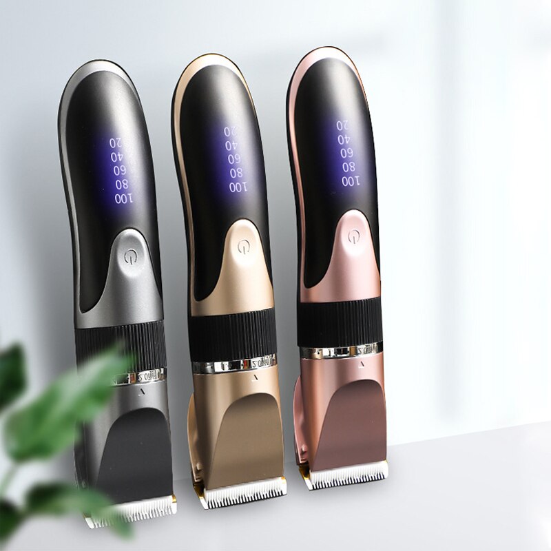 Hair Trimmer Digital Usb Rechargeable Hair Clipper for Men Hair Cutter Barber Machine Haircut Ceramic Blade Razor