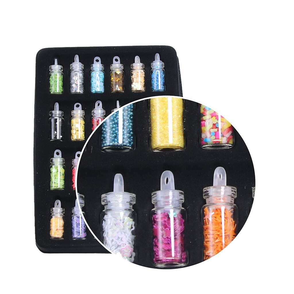 48Stck Pailletten/funkeln Füllstoff Flauschigen Schleim Spielzeug Charme Lizun Modellierung DIY Tonne Bausatz Zubehör Liefert Lustige Für freundlicher