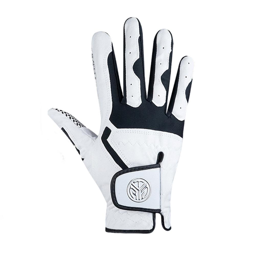 1 pçs luva de golfe dos homens mão esquerda mão direita micro fibra macia respirável luvas de golfe masculino cor branco acessórios de golfe acolhedor