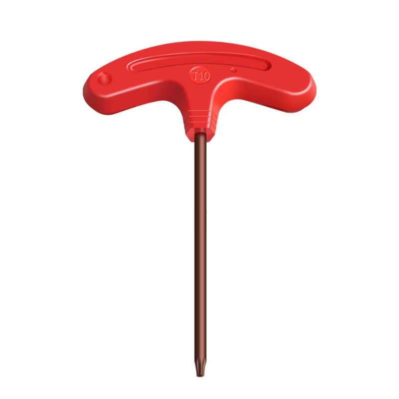 Kleine Torx-schroevendraaier T-greepsleutel Sleutelsleutel voor handboormachines Handgereedschap: Zilver
