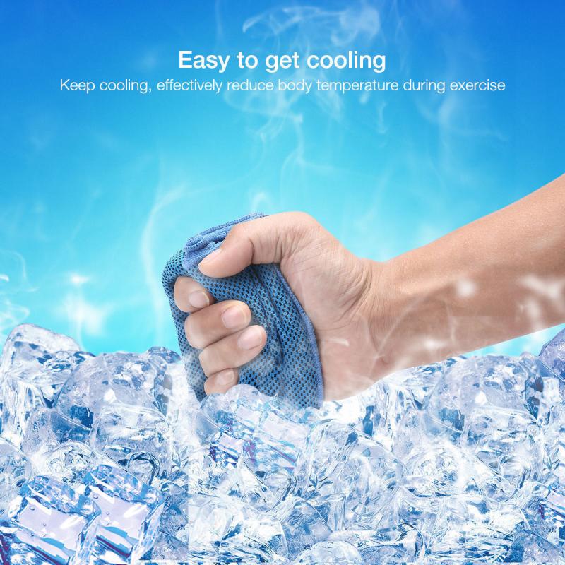 Snelle Koeling Ice Gezicht Handdoek Microfiber Sport Handdoek Sneldrogende Strand Handdoeken Zomer Blijvende Instant Chill Handdoeken Voor Fitness yoga