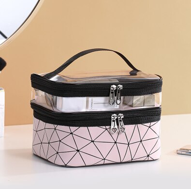 Hjkl Reizen Duidelijke Make-Up Tas Mode Diamant Cosmetische Tas Toiletartikelen Organizer Waterdichte Vrouwtjes Opslag Make Up Gevallen: D