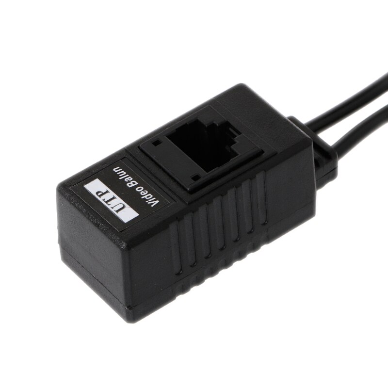 1 Pair BNC To RJ45 Passive Video Power + Audio Balun Transceiver For CCTV Camera