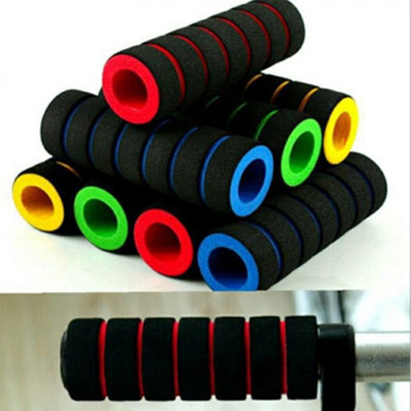 Puños de espuma de silicona para manillar de bicicleta, accesorio para bici de montaña, de alta densidad, ultraligero, antideslizante