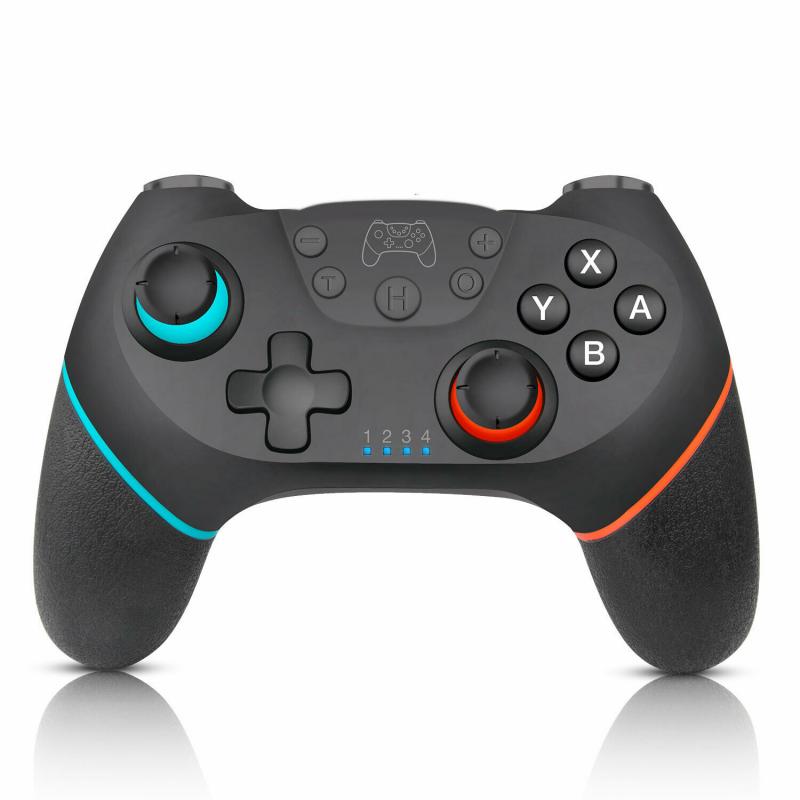 Wireless Bluetooth Gamepad Joystick Controller With 6-Axis Handle For Switch Pro For Nintendo Switch Console Accessories: blue red