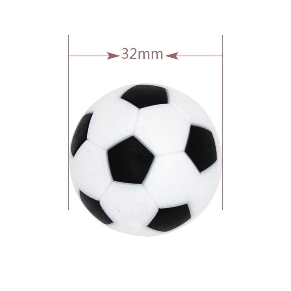 Balles de Table de rechange pour enfants, 6 pièces, 32mm 36mm, Mini baby-foot, football, jeux d&#39;intérieur, flexible, entrainement et détente: 32mm 6Pcs