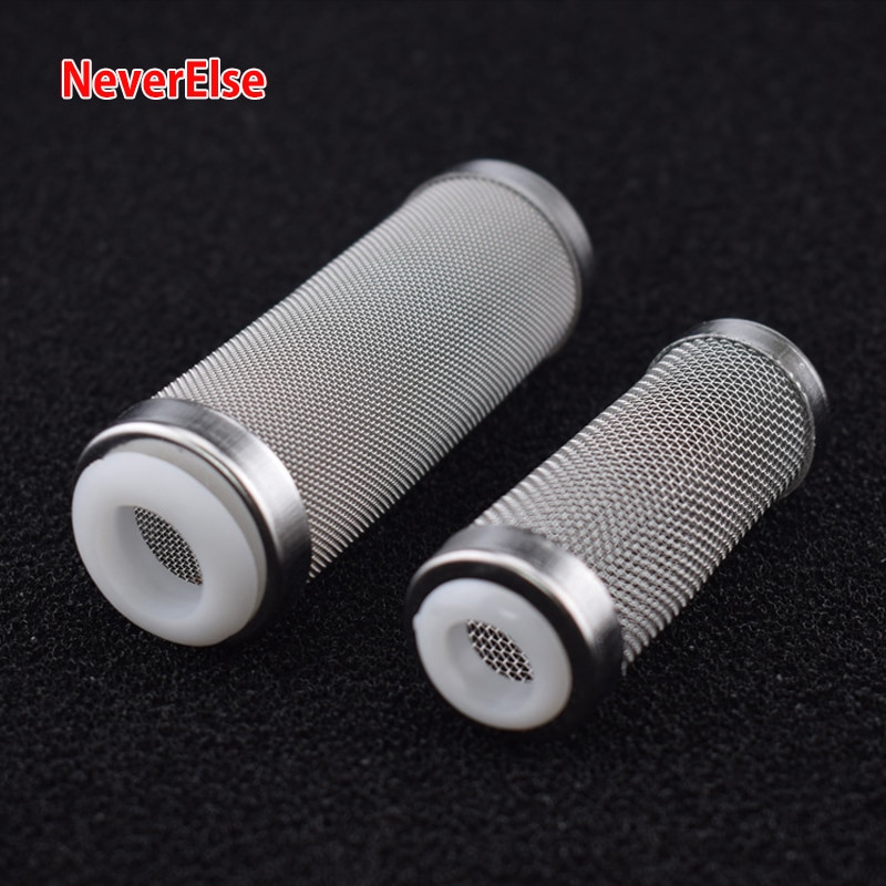 Aquarium Fish Tank Pre-Filter Inlet Intake Filter Cover Guard Strainer Dia1.2/1.6cm Stainless Steel Mesh Net Protect Fish Shrimp