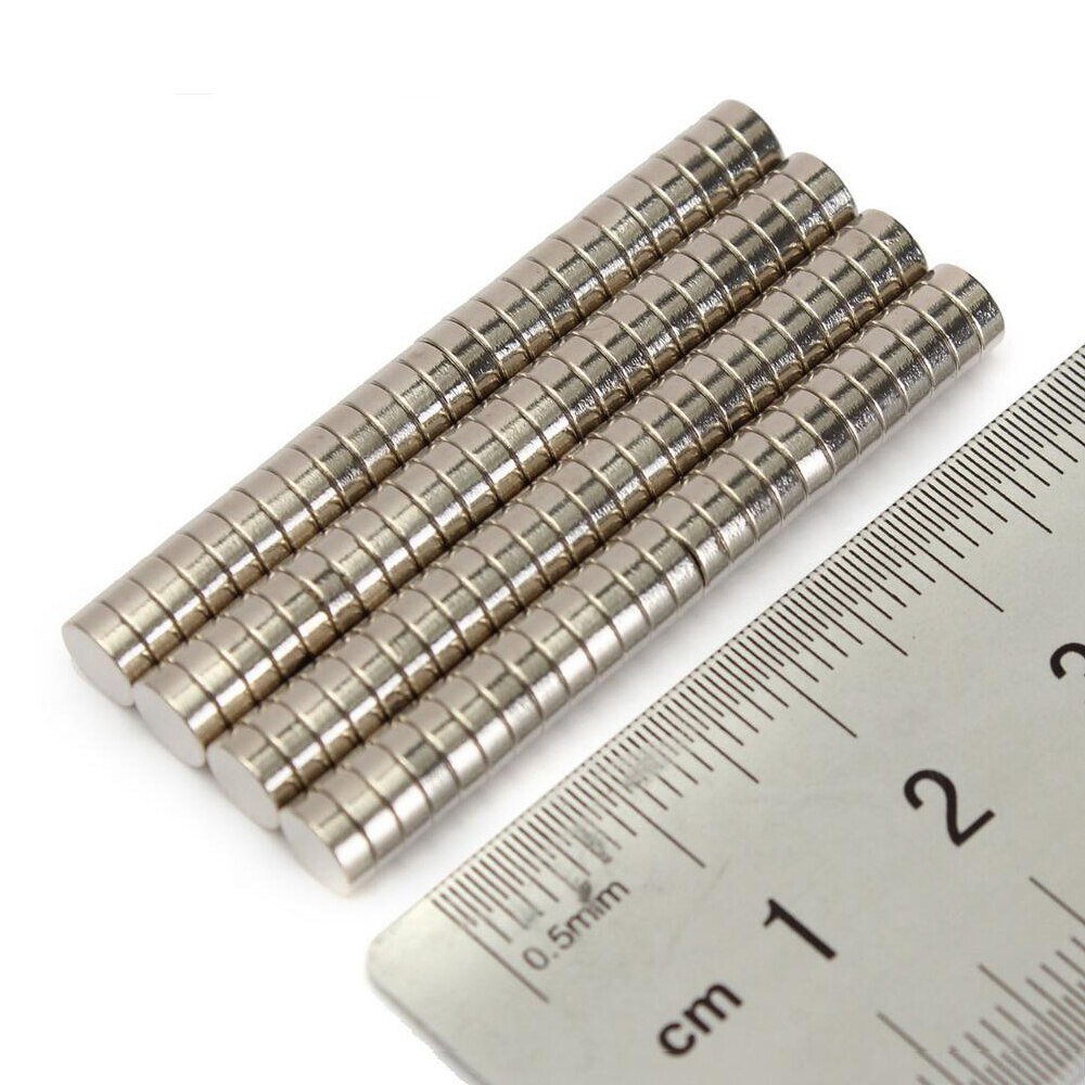 100Pcs 5x2 Neodymium Magnet Permanent NdFeB Super Strong Powerful Small Round Magnetic Magnets Disc 5mm x 2mm